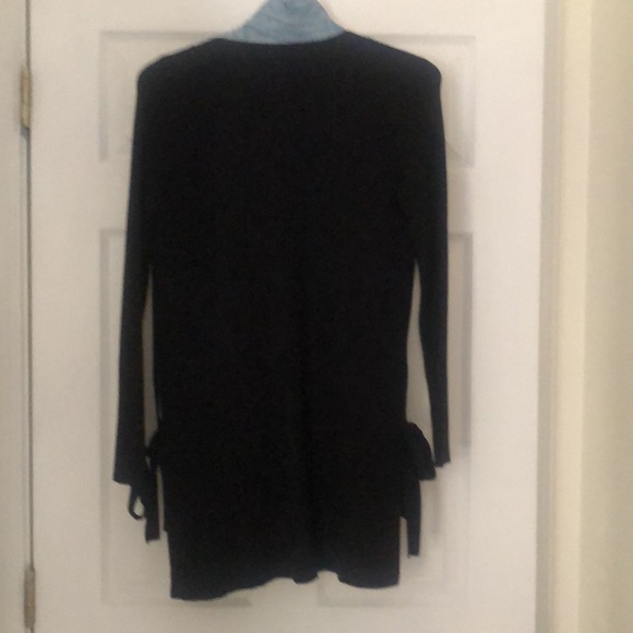 Anthropologie Black rib cardigan. Good condition. - Picture 5 of 5